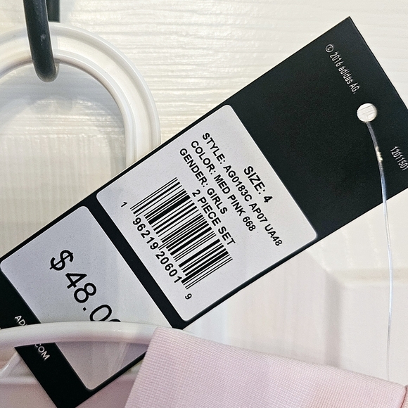 **NWT ADORABLE SZ 4 TODDLER ADIDAS TRACKSUIT** - Picture 2 of 2